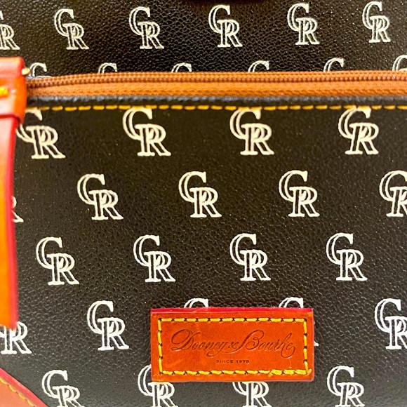 Dooney & Bourke Black and Brown Crossbody Bag Set